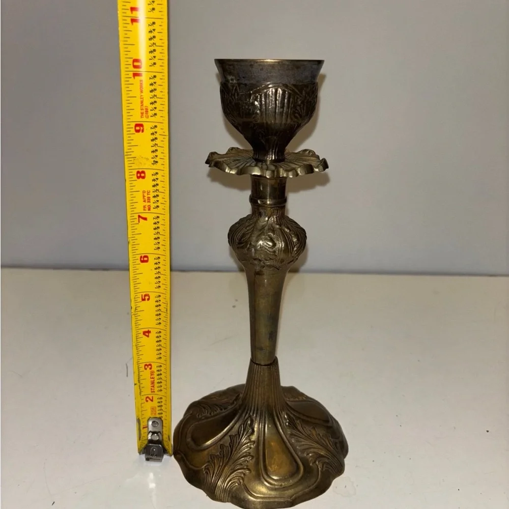 Vintage brass candle stick holder